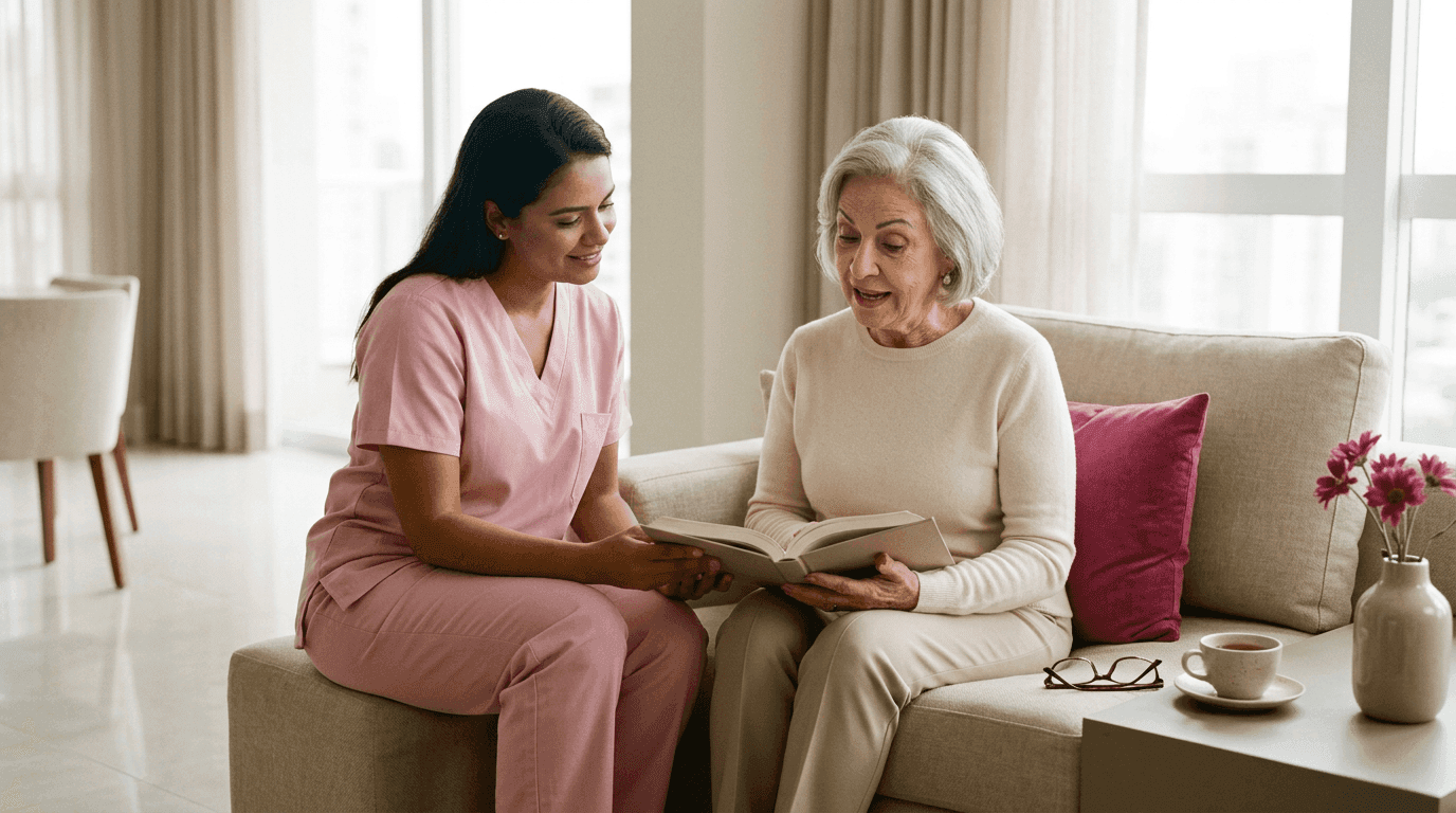 Cuidador de idosos em domicílio: quando é a hora certa e como funciona