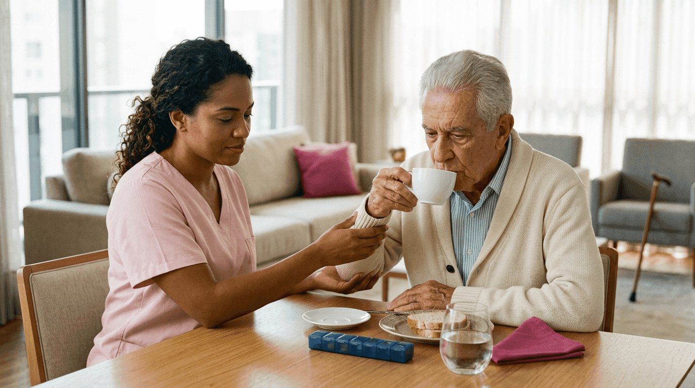 Cuidados com idoso com Parkinson em casa: guia prático para a família